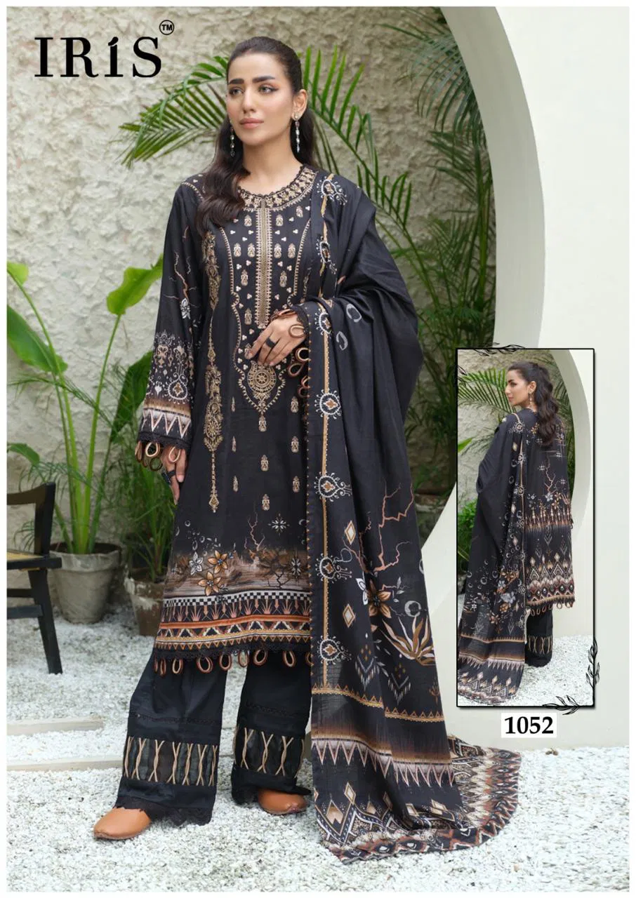 Afsanah Vol 6 By Iris Cotton Printed Pakistani Dress Material Orders In India